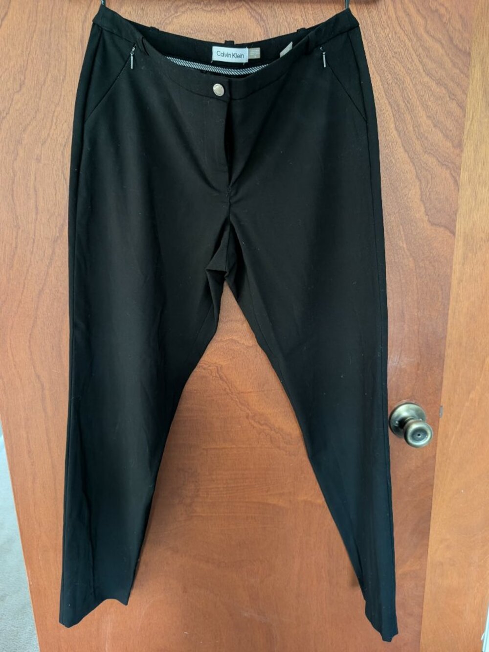 Calvin Klein Women’s Black Dress Pants Straight Fit